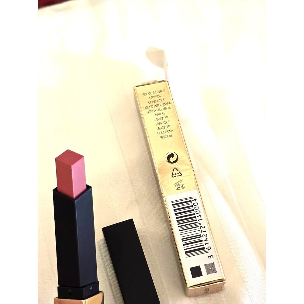 YSL Lipstick The Slim Leather Matte 11 Ambiguous Beige Rouge Pur Couture MU2
